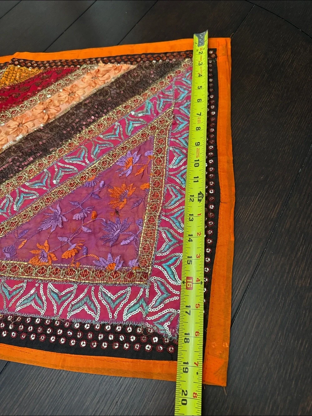 N/A vibrant embroidered